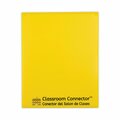 C-Line Products Classroom Connector Folders, 11 x 8.5, Yellow, 25PK 32006
